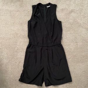 Halogen Black Romper with Pockets (Size: XS)
